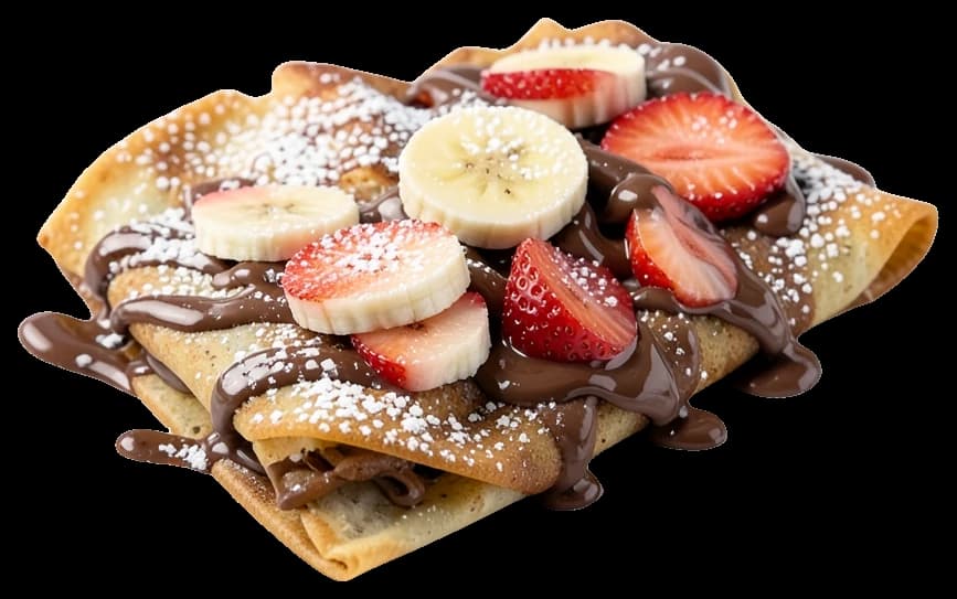 Strawberry Banana Crepe